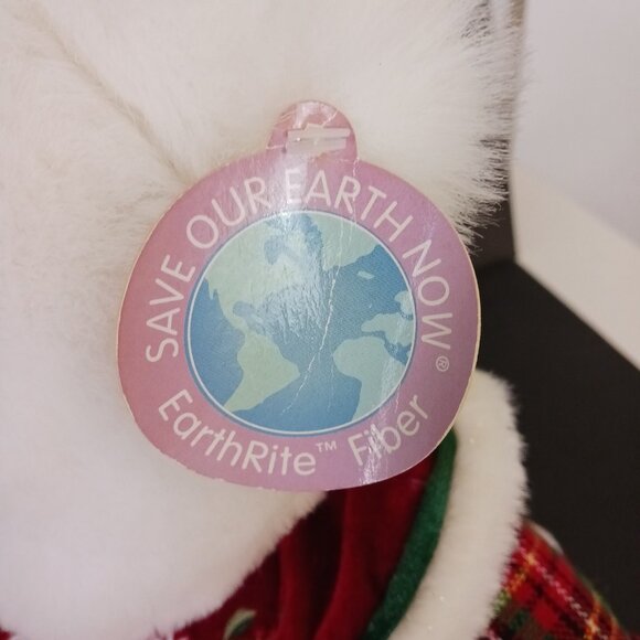 Vintage 2008 Dan Dee Snowflake Teddy 19" Teddy Bear Girl Plush Christmas Dress - Picture 5 of 11